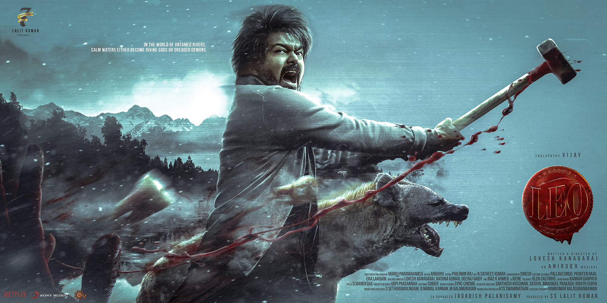 Leo first look poster