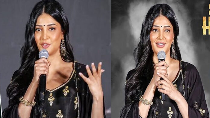 Actress Shruti Haasan